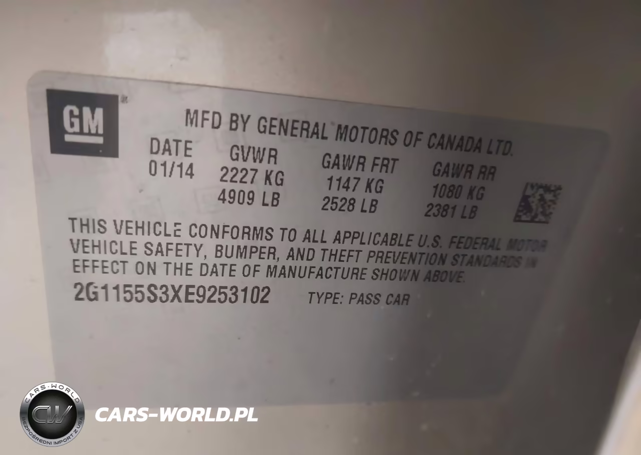 2014 Chevrolet Impala 2Lz VIN:2G1155S3XE9253102 - 9