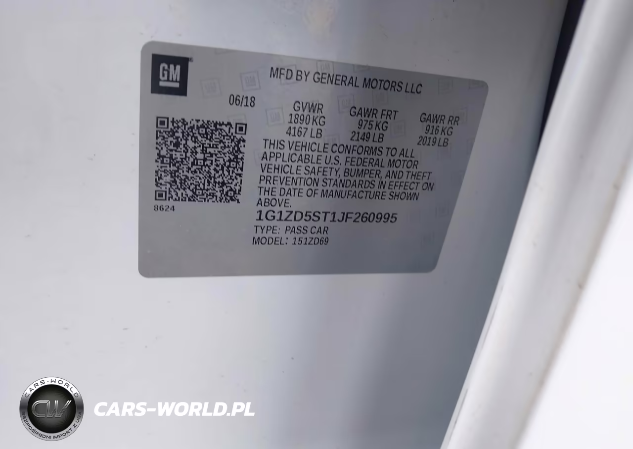 2018 Chevrolet Malibu Lt VIN:1G1ZD5ST1JF260995 - 9