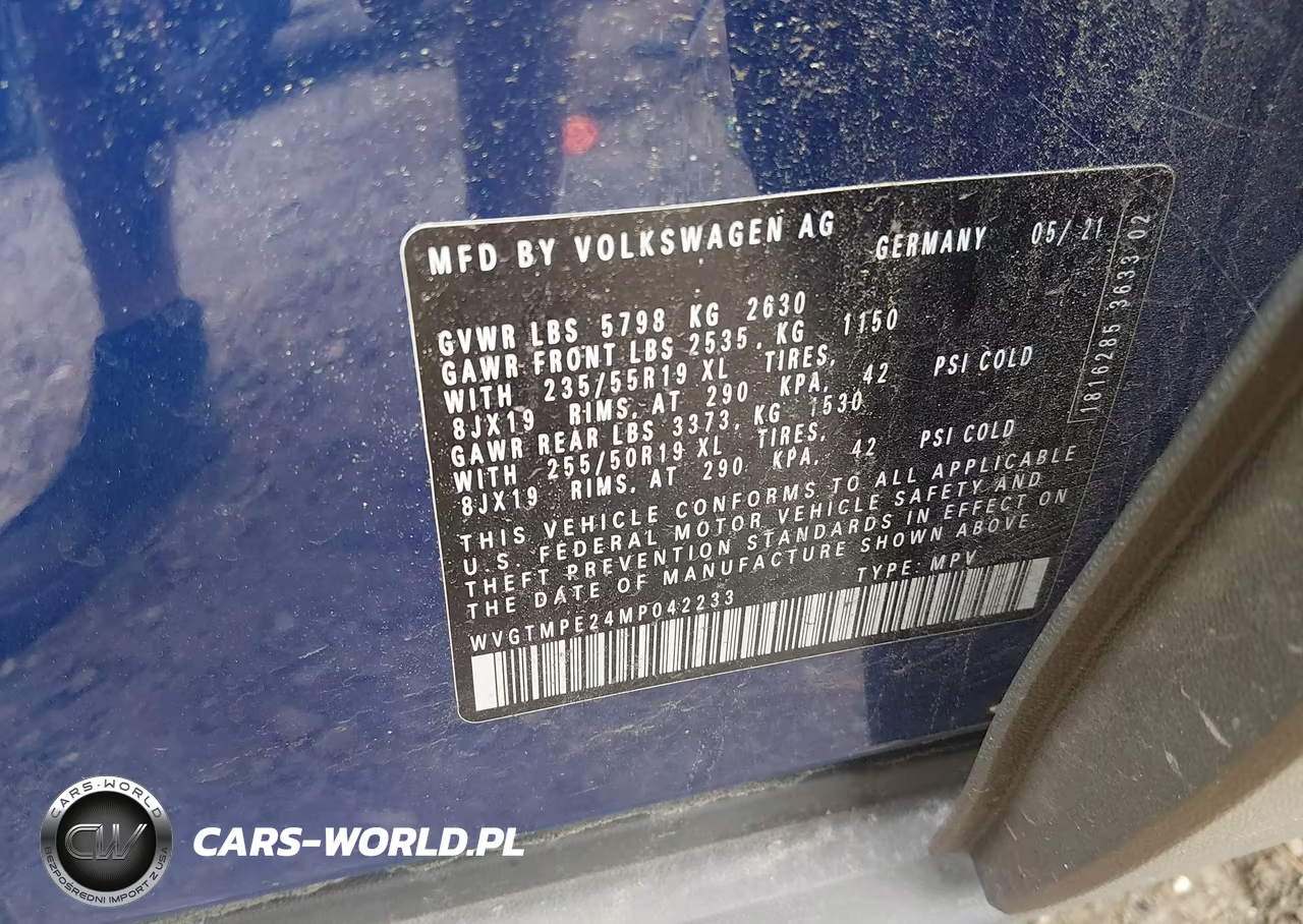 2021 Volkswagen Id.4 Pro S VIN:WVGTMPE24MP042233 - 9