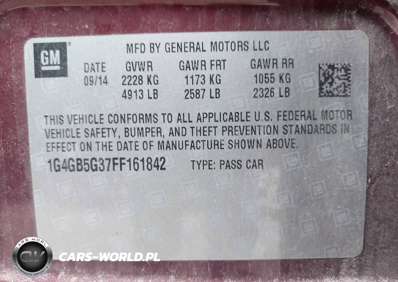 2015 Buick Lacrosse Leather VIN:1G4GB5G37FF161842 - 9