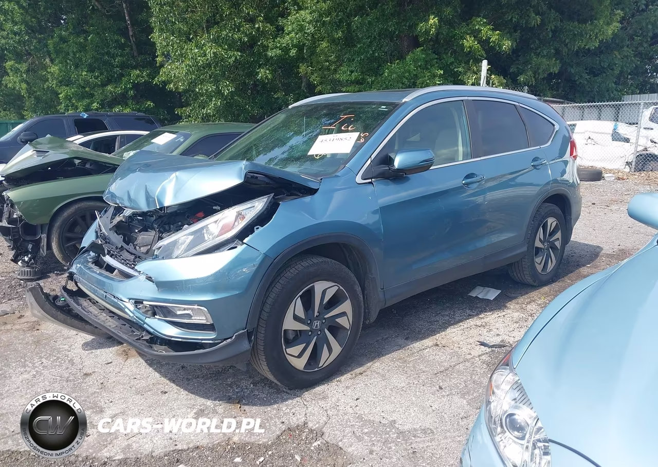 2016 Honda Cr-V Touring VIN:5J6RM3H9XGL006827 - 2