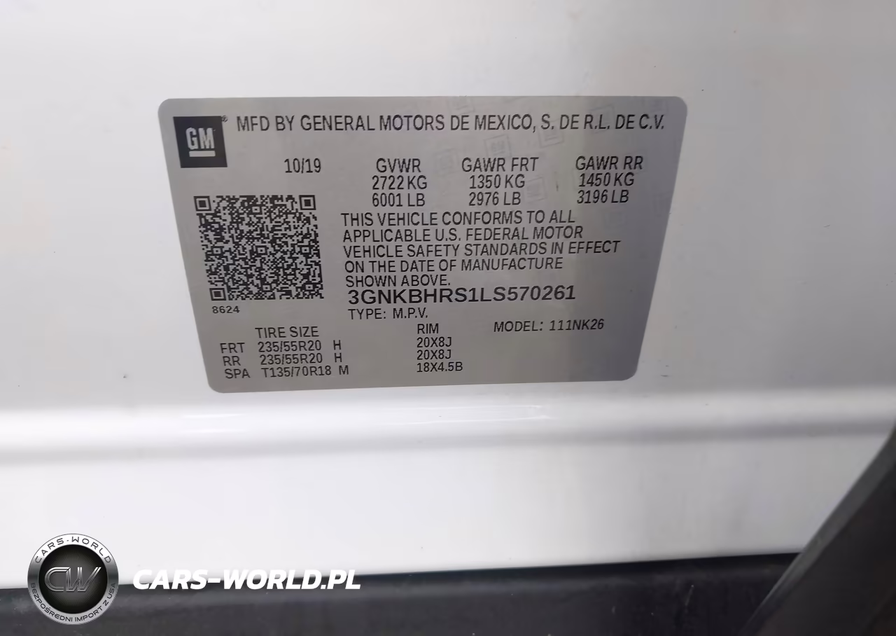 2020 Chevrolet Blazer Awd 2Lt VIN:3GNKBHRS1LS570261 - 9