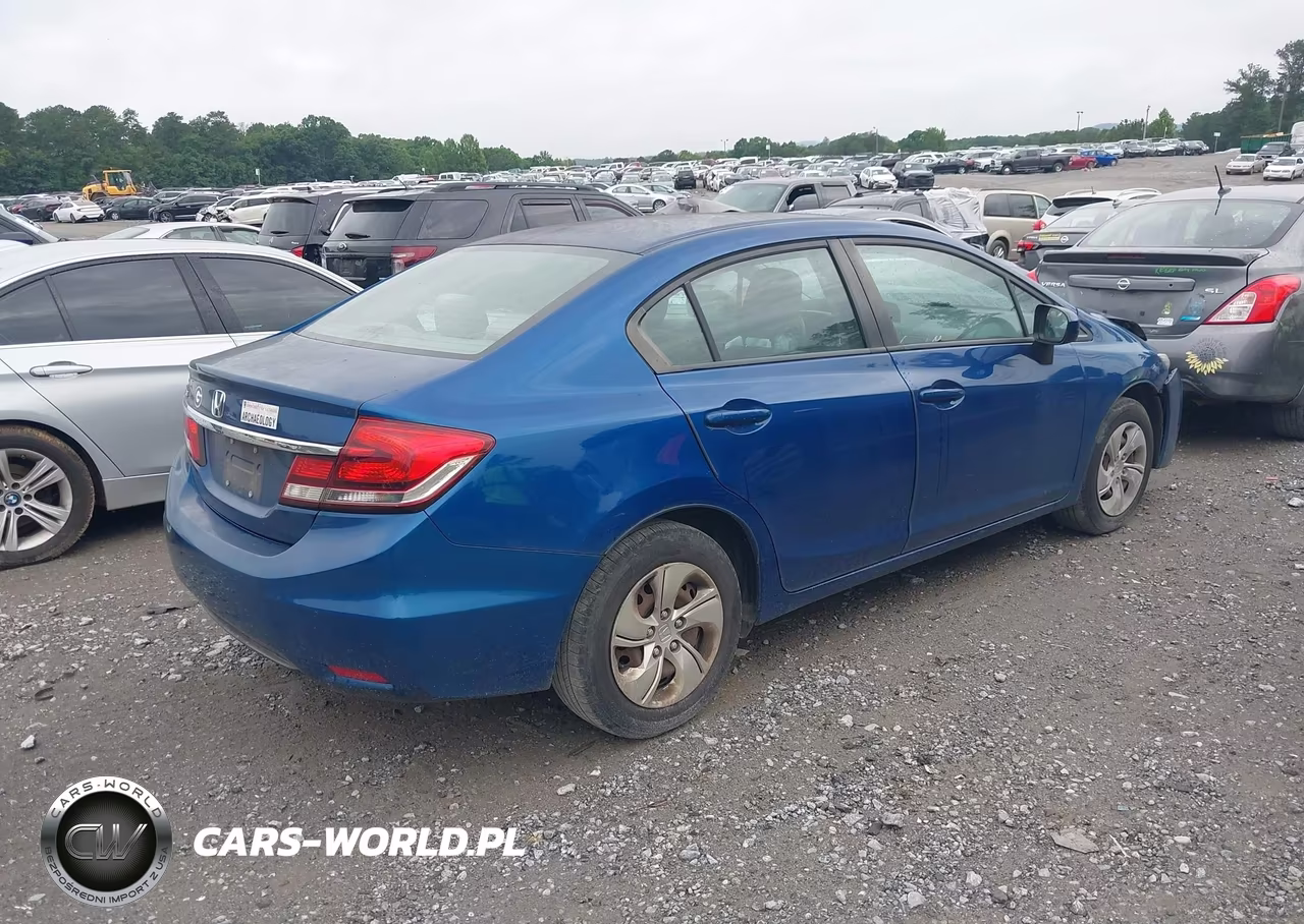 2015 Honda Civic Lx VIN:19XFB2F5XFE062721 - 4