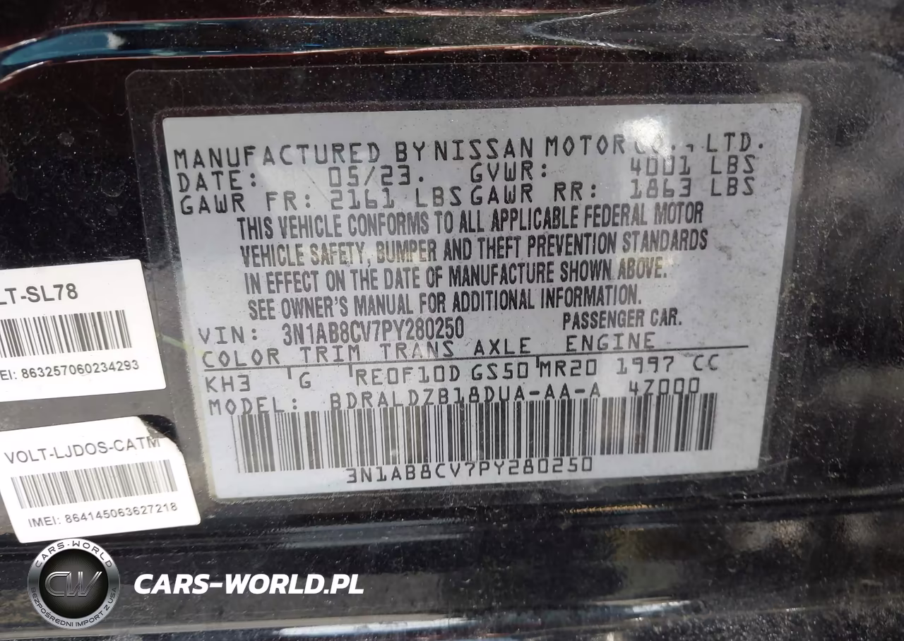 2023 Nissan Sentra Sv Xtronic Cvt VIN:3N1AB8CV7PY280250 - 9