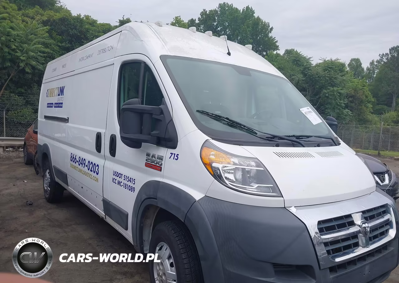 2017 Ram Promaster 2500 High Roof 159 Wb – zdjęcie 1 z 16