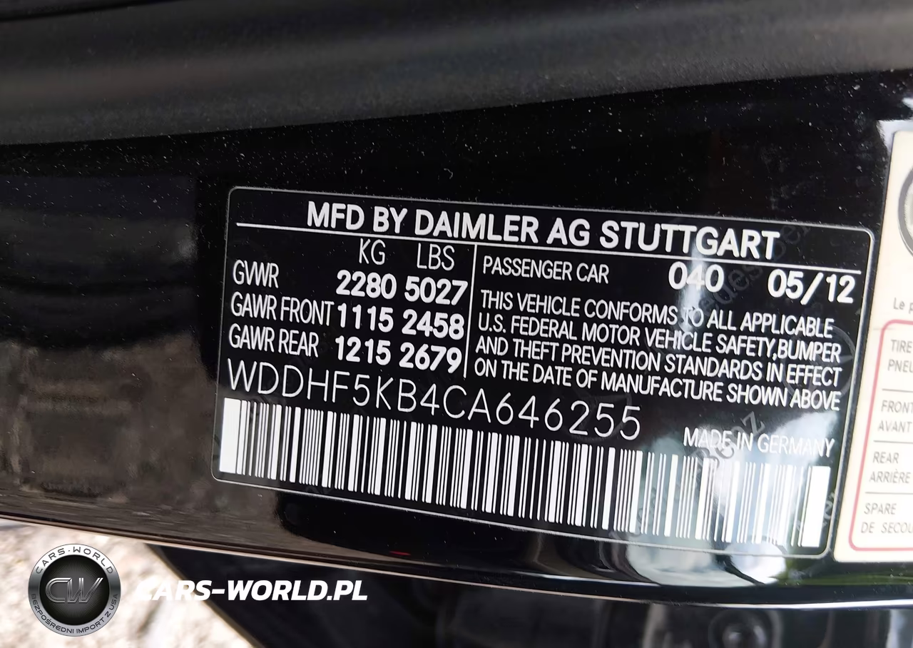 2012 Mercedes-Benz E 350 VIN:WDDHF5KB4CA646255 - 9