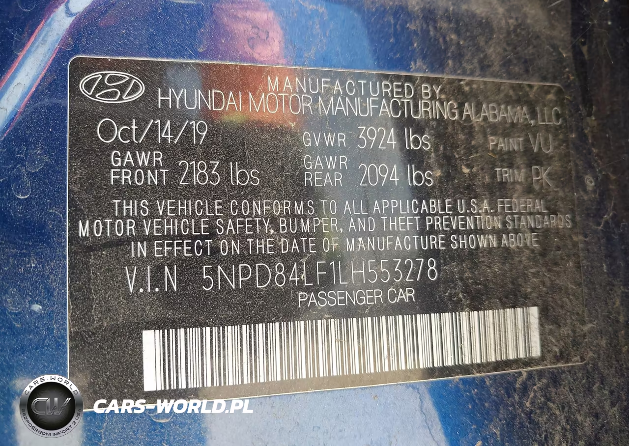 2020 Hyundai Elantra Sel VIN:5NPD84LF1LH553278 - 9
