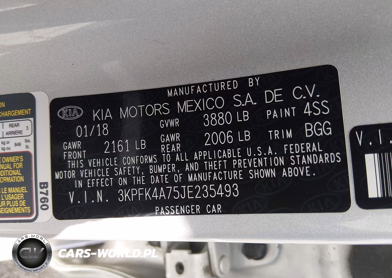 2018 Kia Forte Lx VIN:3KPFK4A75JE235493 - 9