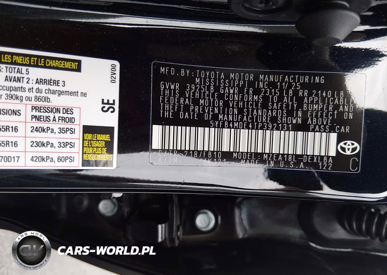 2026 Toyota Corolla Le VIN:5YFB4MDE4TP392131 - 9