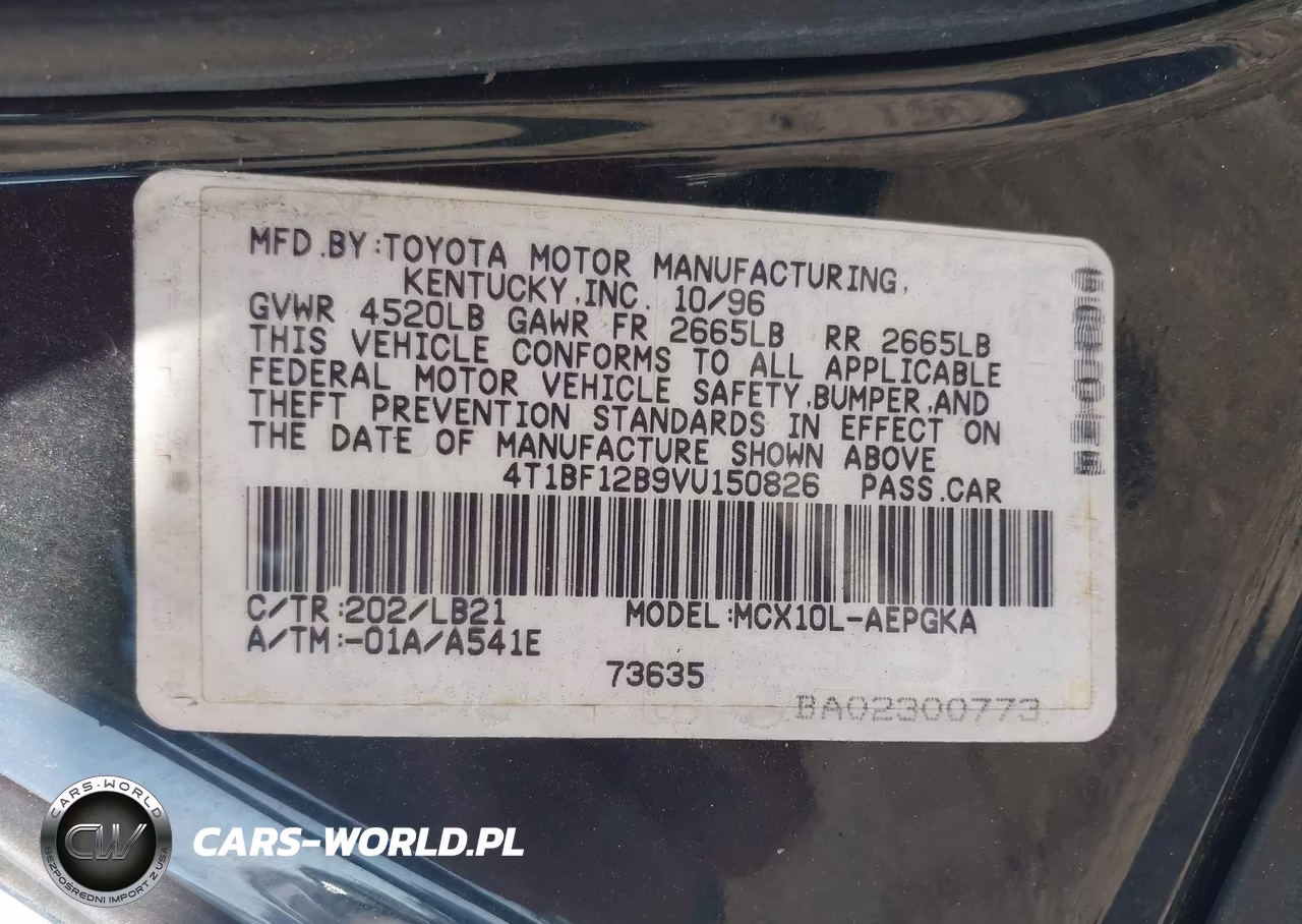 1997 Toyota Avalon Xls VIN:4T1BF12B9VU150826 - 9