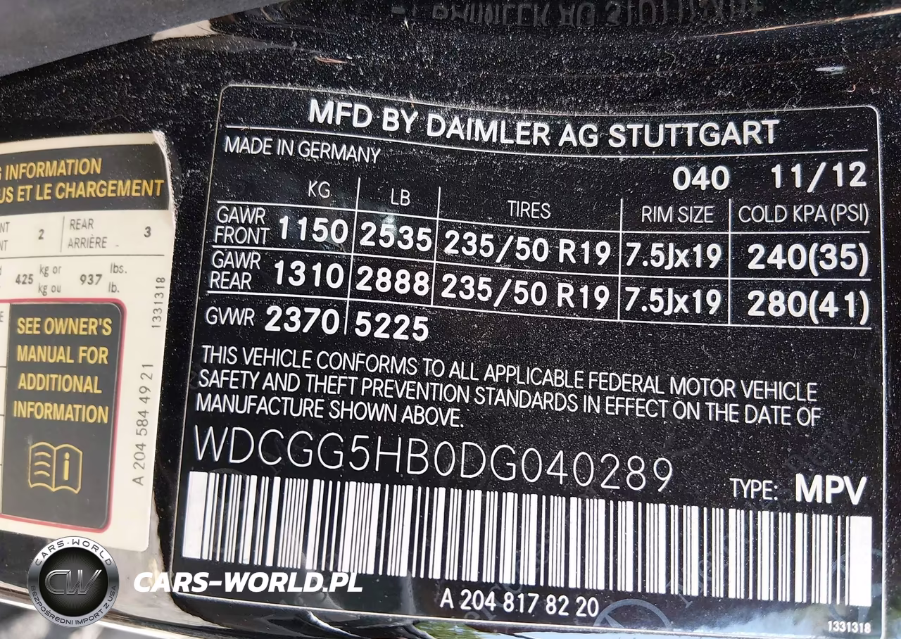 2013 Mercedes-Benz Glk 350 VIN:WDCGG5HB0DG040289 - 9