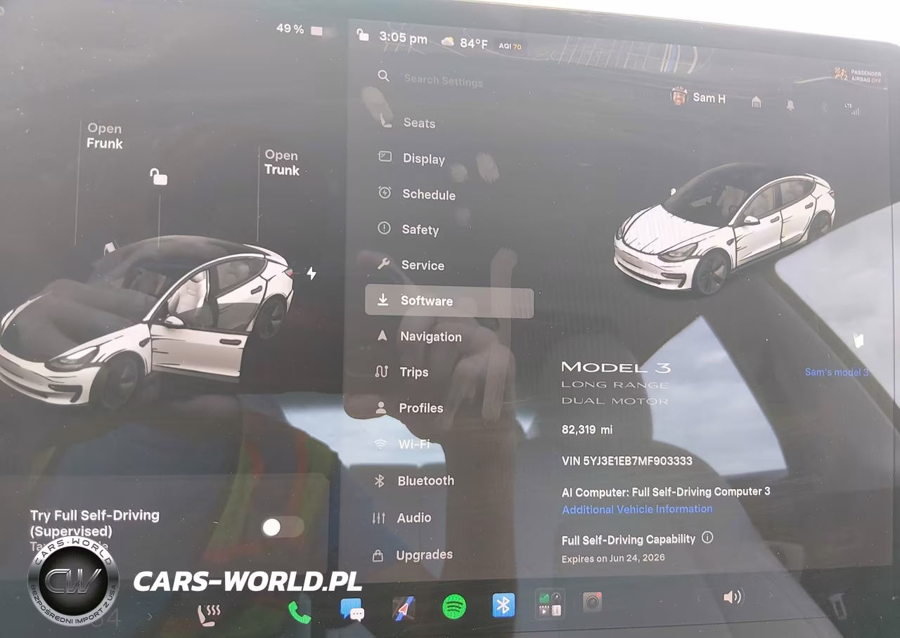 2021 Tesla Model 3 Long Range VIN:5YJ3E1EB7MF903333 - 7