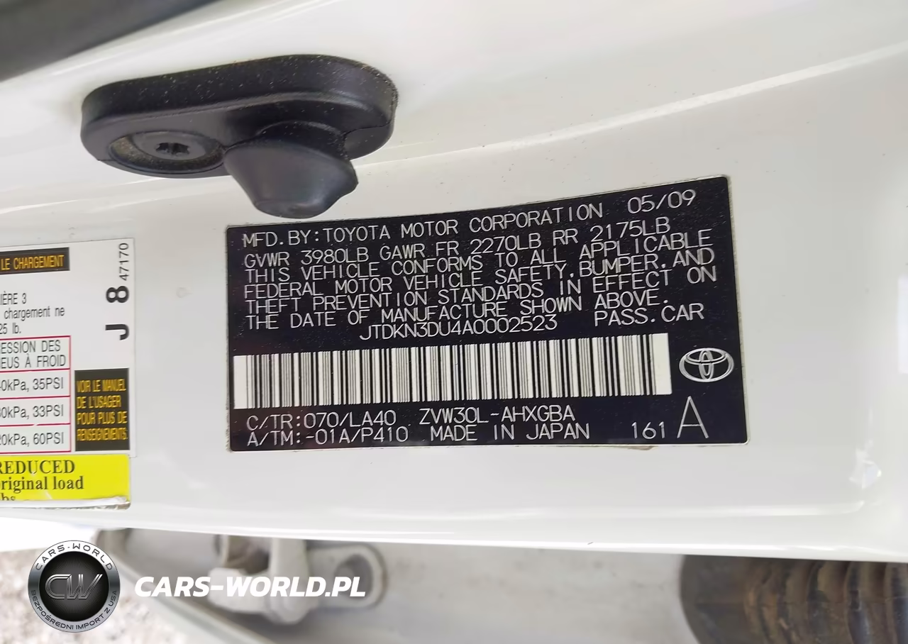 2010 Toyota Prius Iv VIN:JTDKN3DU4A0002523 - 9