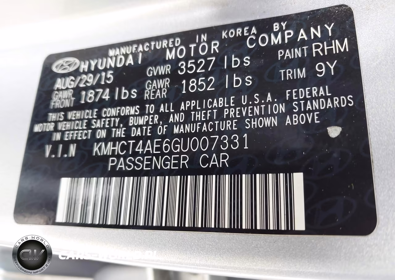 2016 Hyundai Accent Se VIN:KMHCT4AE6GU007331 - 9