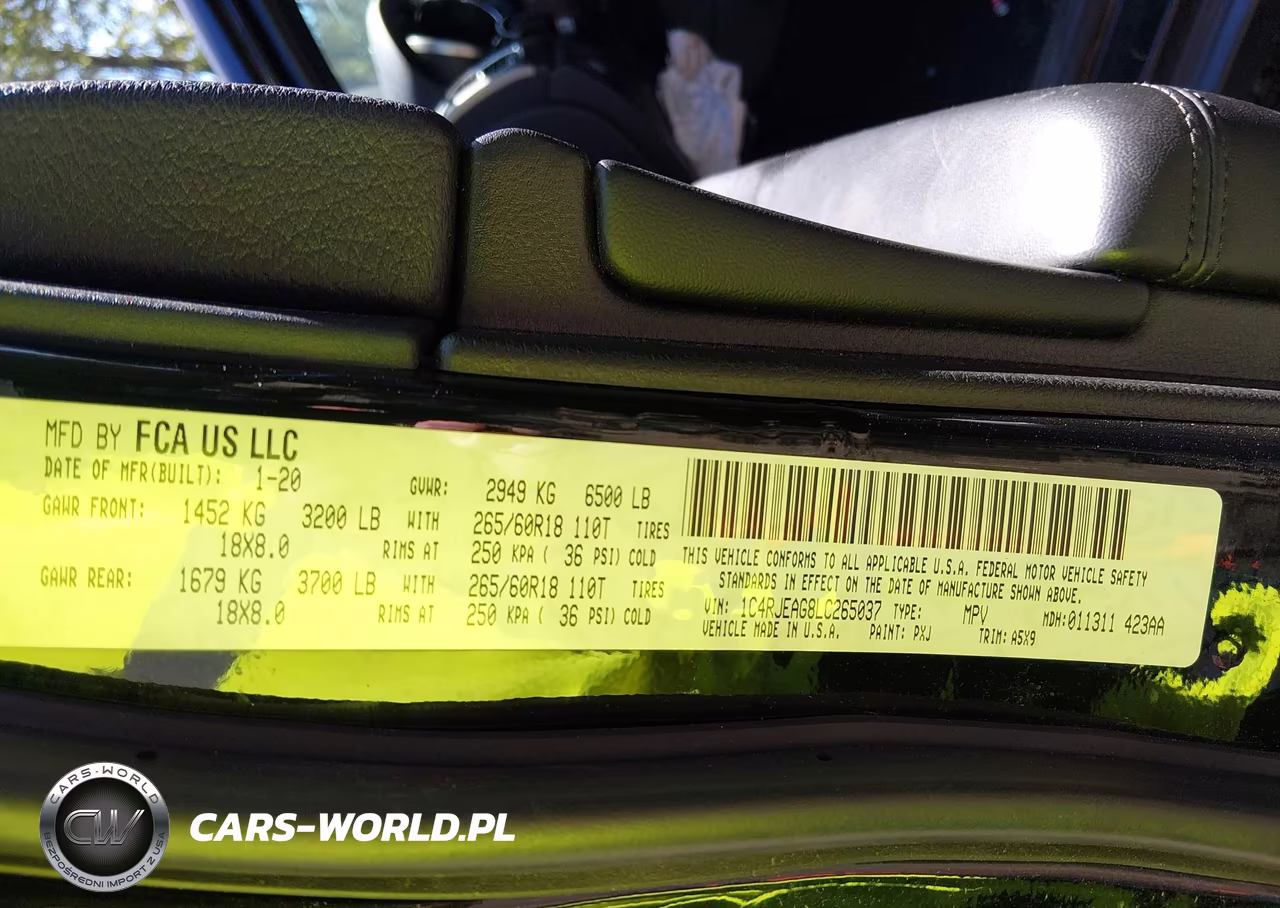 2020 Jeep Grand Cherokee Laredo E 4X2 VIN:1C4RJEAG8LC265037 - 9