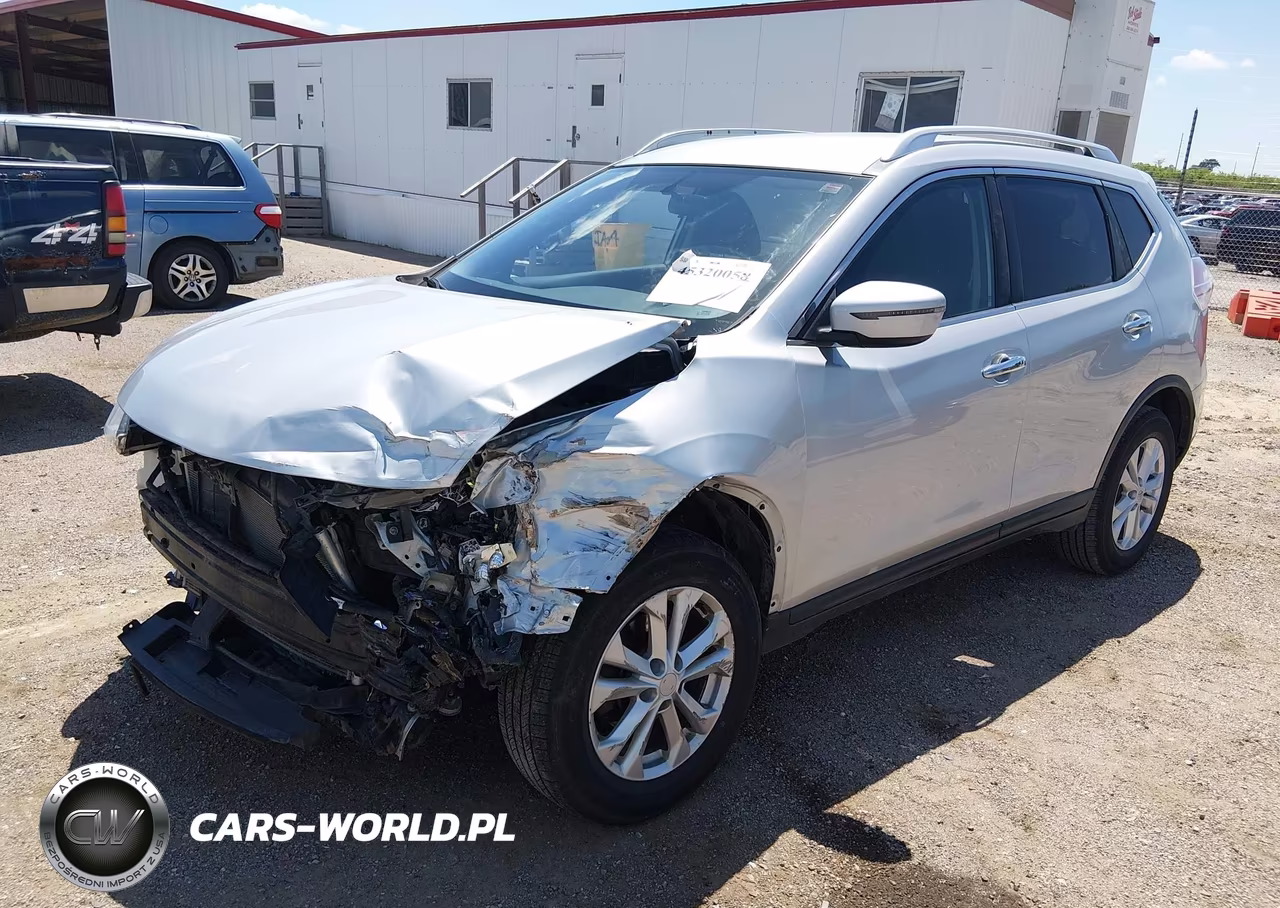 2016 Nissan Rogue Sv VIN:KNMAT2MT1GP718153 - 2