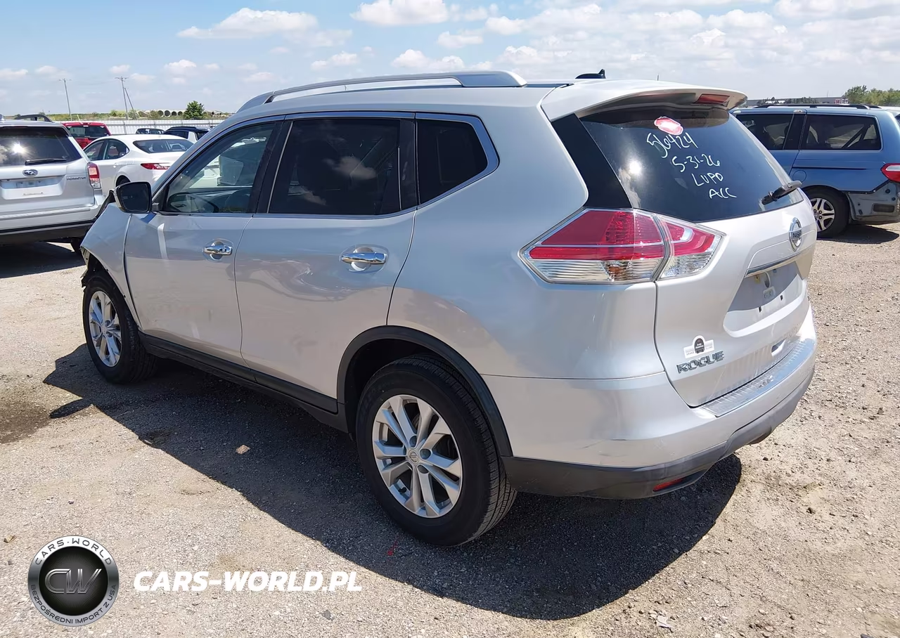 2016 Nissan Rogue Sv VIN:KNMAT2MT1GP718153 - 3