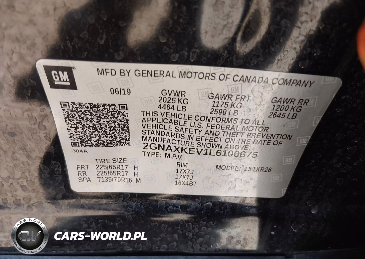 2020 Chevrolet Equinox Fwd Lt 1.5L Turbo VIN:2GNAXKEV1L6100675 - 9