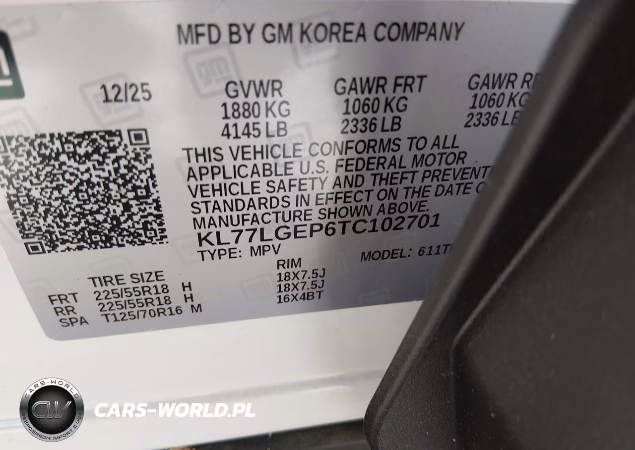 2026 Chevrolet Trax Fwd 1Rs VIN:KL77LGEP6TC102701 - 9