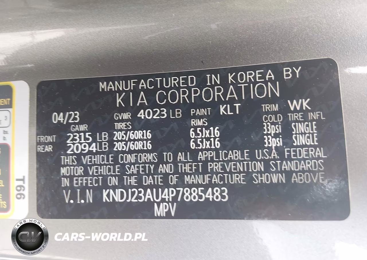 2023 Kia Soul Lx VIN:KNDJ23AU4P7885483 - 9