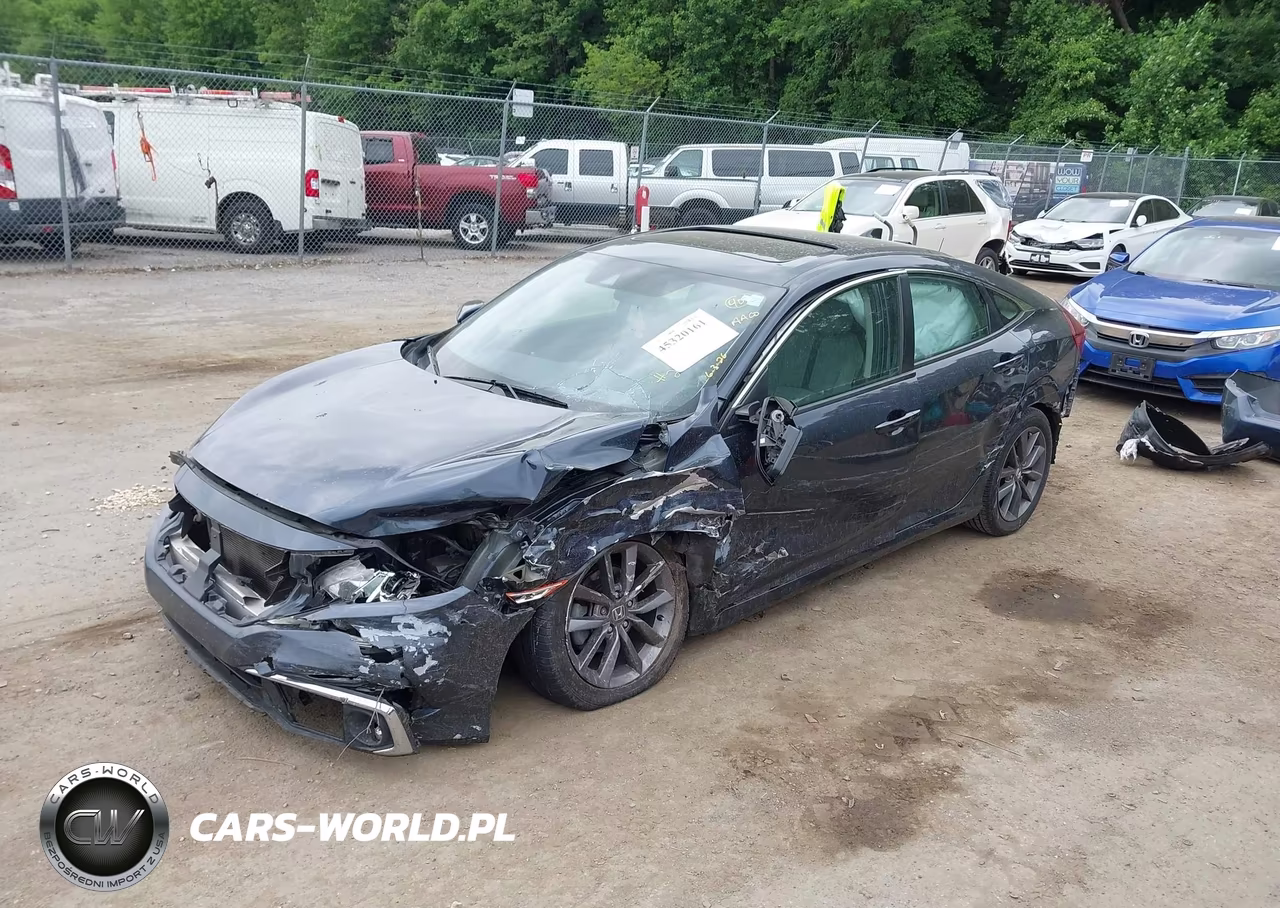 2020 Honda Civic Ex VIN:19XFC1F30LE214345 - 2