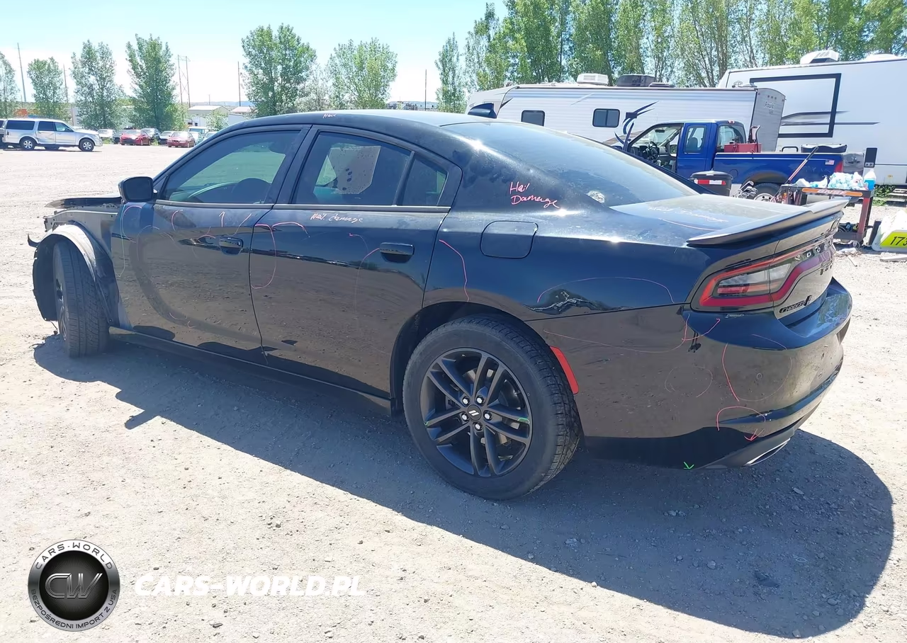 2019 Dodge Charger Sxt Awd VIN:2C3CDXJG3KH568493 - 3