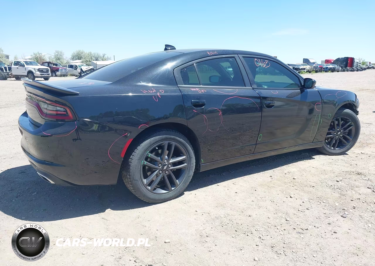 2019 Dodge Charger Sxt Awd VIN:2C3CDXJG3KH568493 - 4