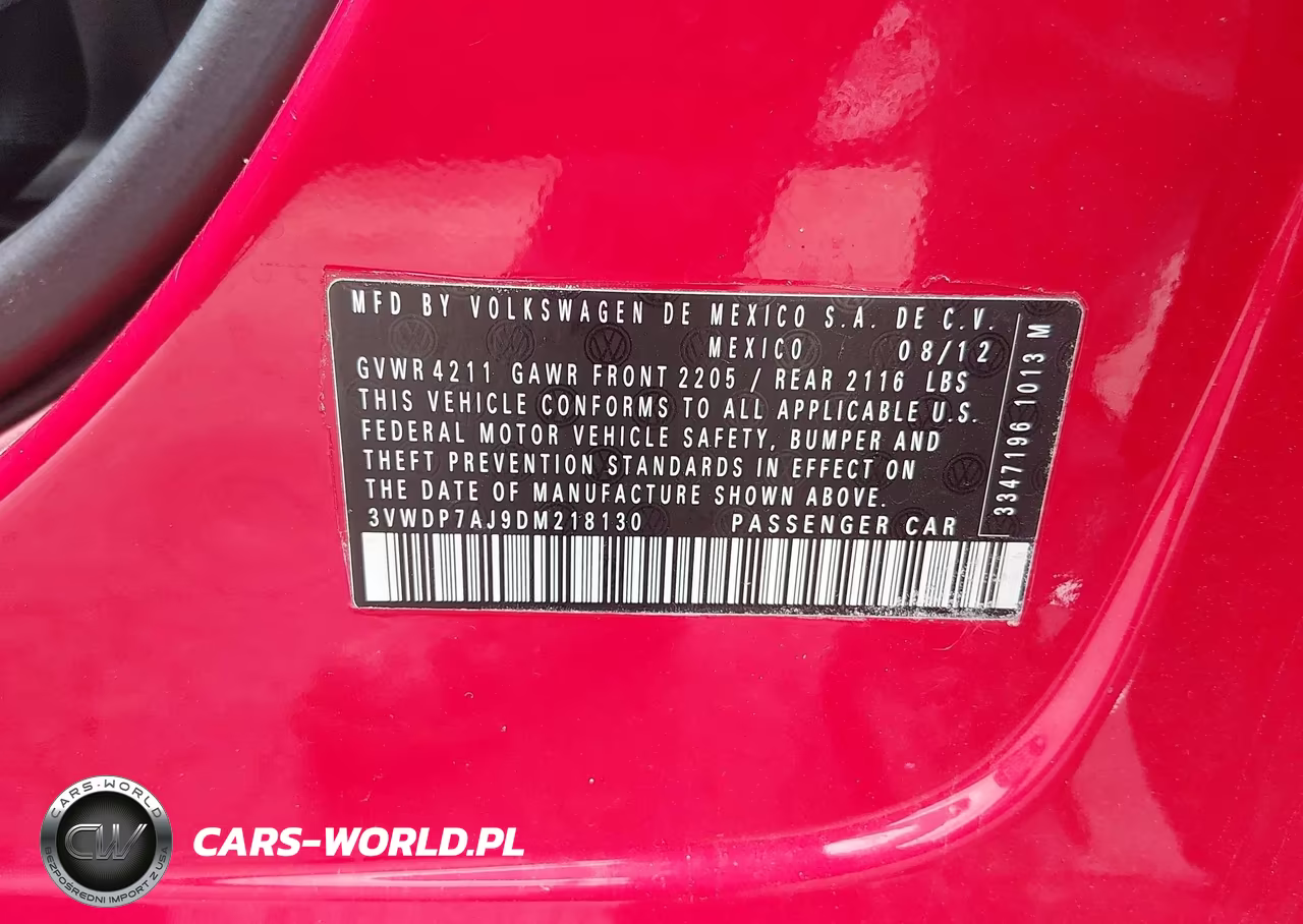 2013 Volkswagen Jetta 2.5L Se VIN:3VWDP7AJ9DM218130 - 9
