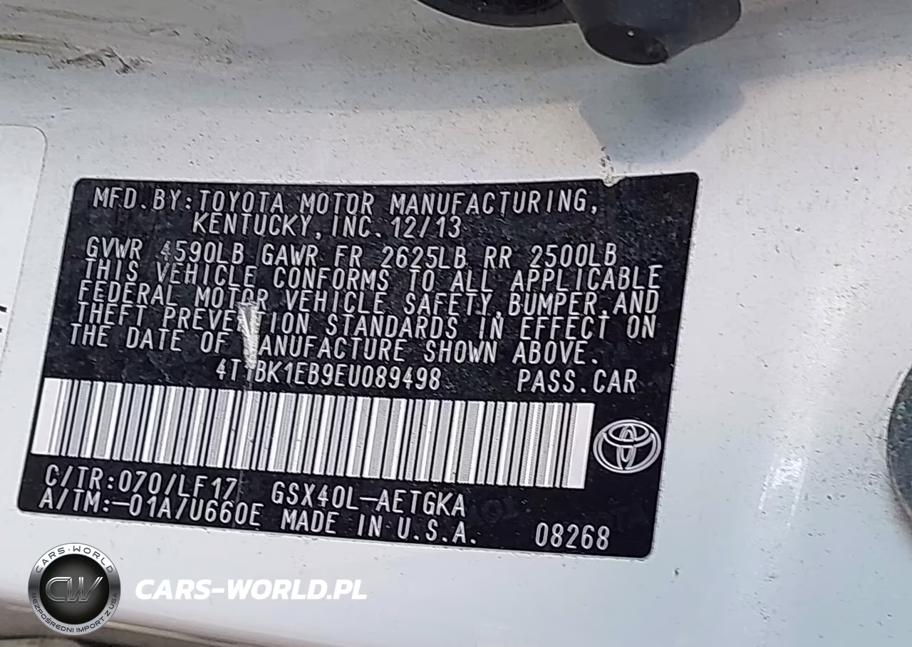 2014 Toyota Avalon Xle Premium VIN:4T1BK1EB9EU089498 - 9