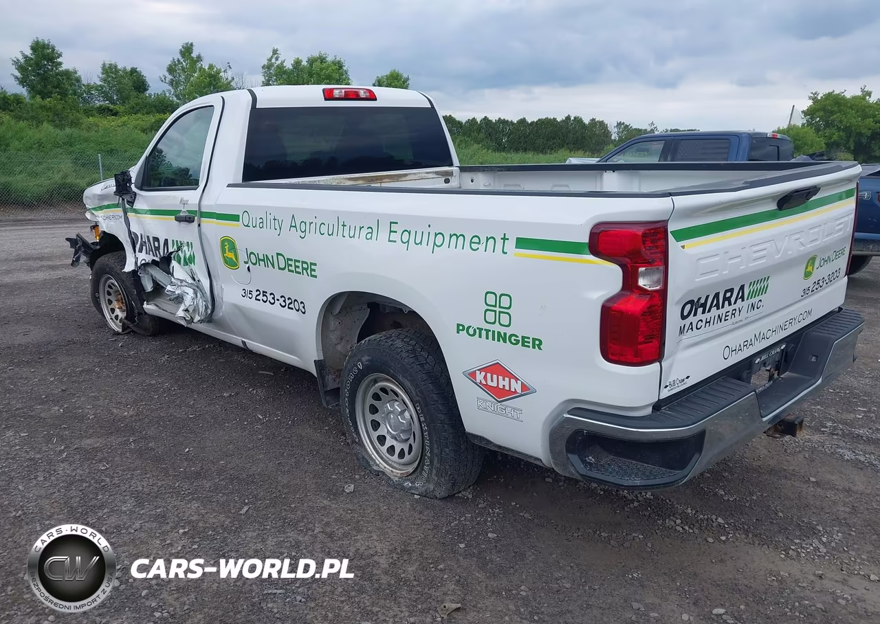 2021 Chevrolet Silverado 1500 4Wd Long Bed Wt VIN:3GCNYAEK2MG357051 - 3