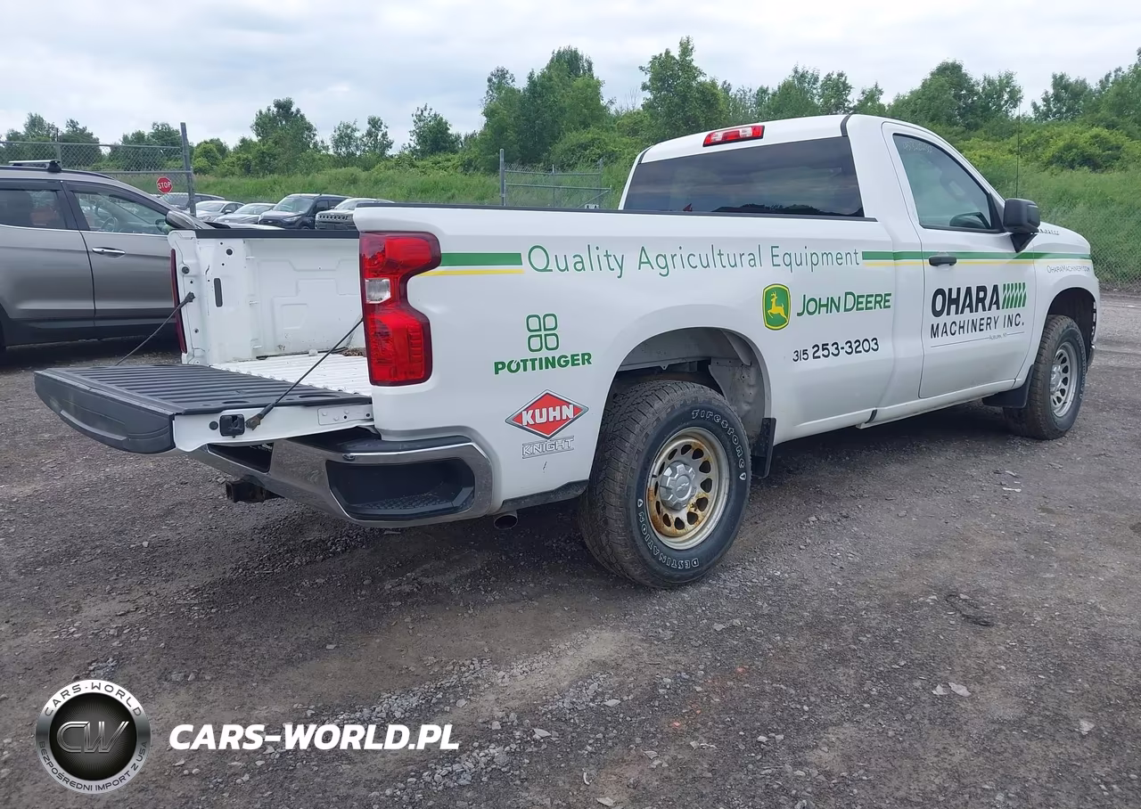 2021 Chevrolet Silverado 1500 4Wd Long Bed Wt VIN:3GCNYAEK2MG357051 - 4