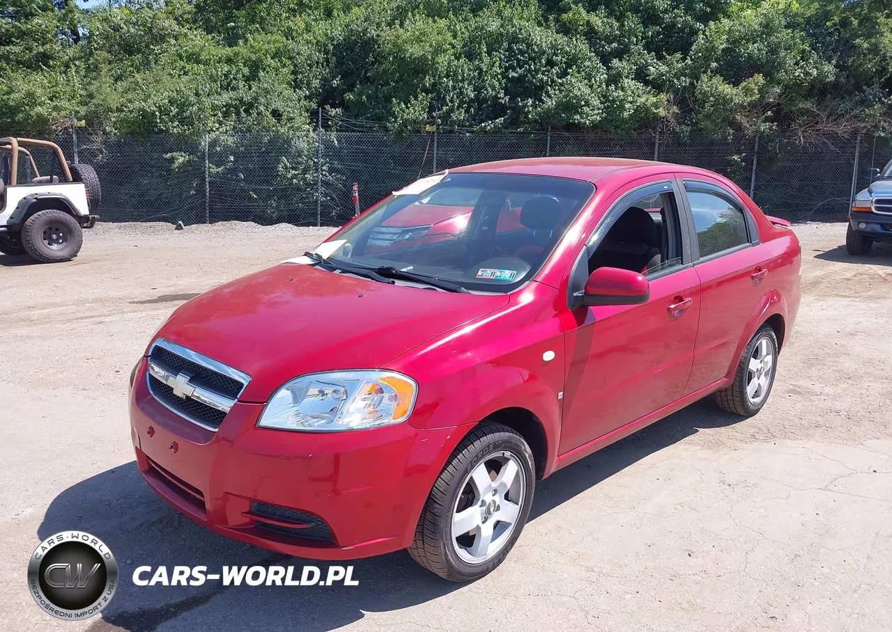 2007 Chevrolet Aveo Lt VIN:KL1TG56687B126596 - 2