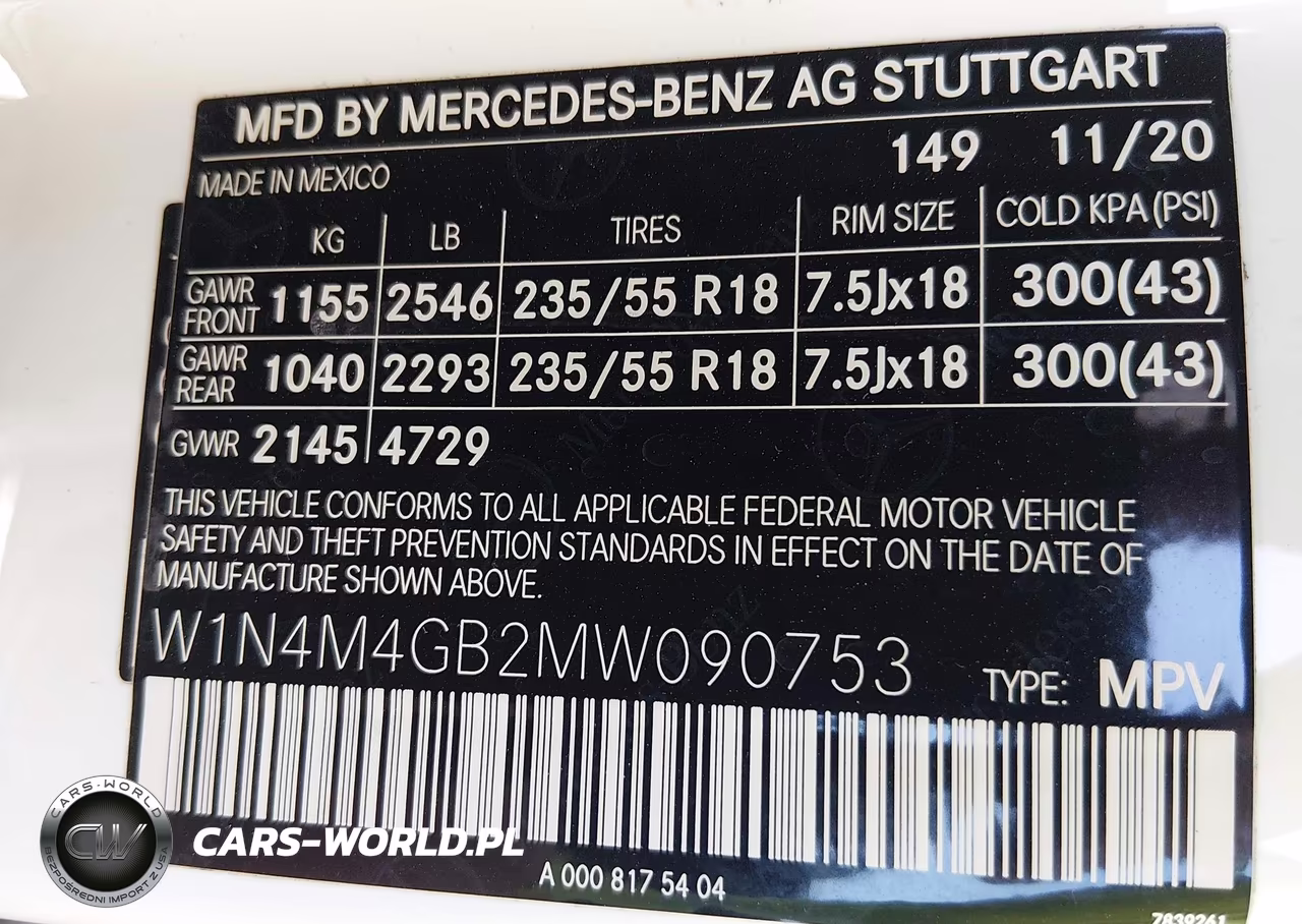 2021 Mercedes-Benz Glb 250 VIN:W1N4M4GB2MW090753 - 9