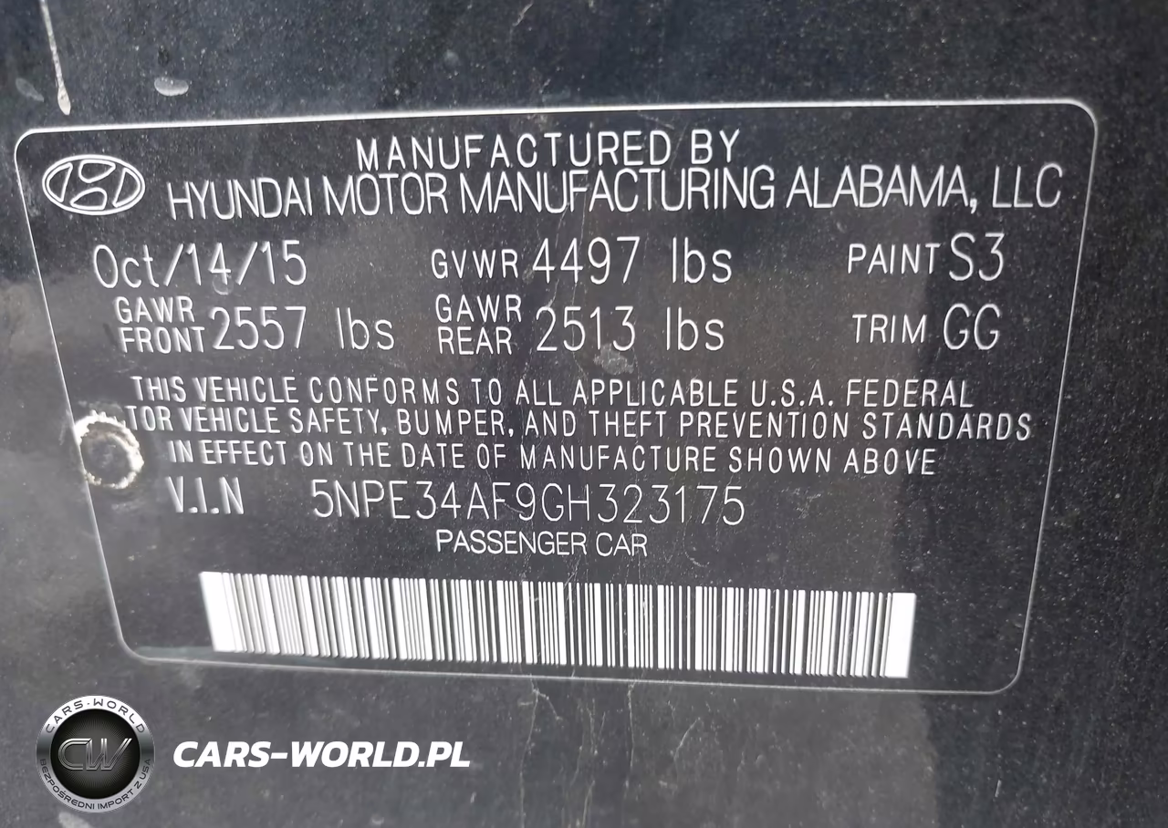 2016 Hyundai Sonata Limited VIN:5NPE34AF9GH323175 - 9