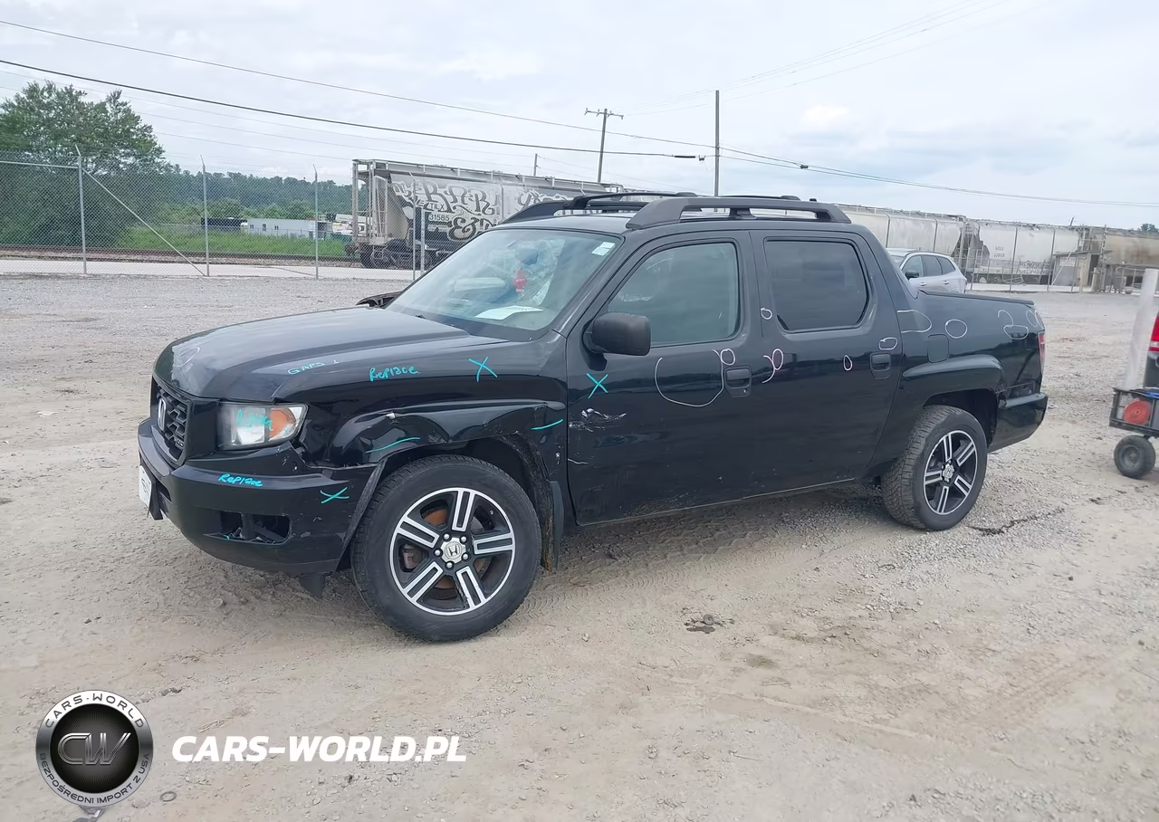 2014 Honda Ridgeline Sport VIN:5FPYK1F70EB001429 - 2