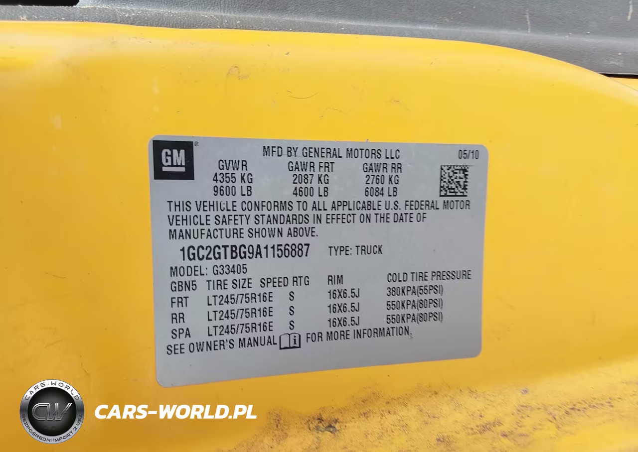 2010 Chevrolet Express 3500 Work Van VIN:1GC2GTBG9A1156887 - 9