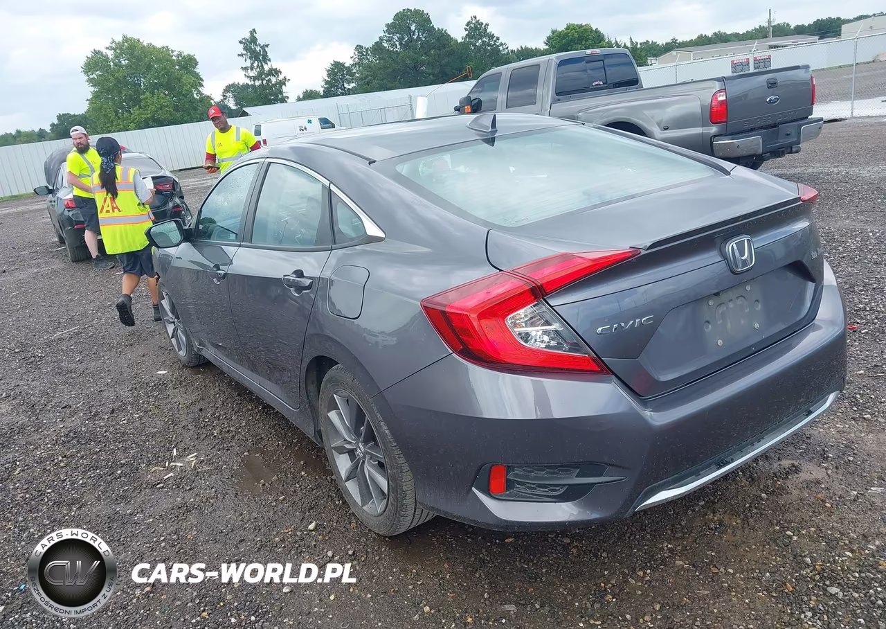 2020 Honda Civic Ex VIN:19XFC1F37LE020122 - 3