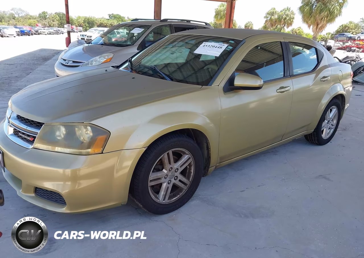 2012 Dodge Avenger Sxt VIN:1C3CDZCB1CN258588 - 2