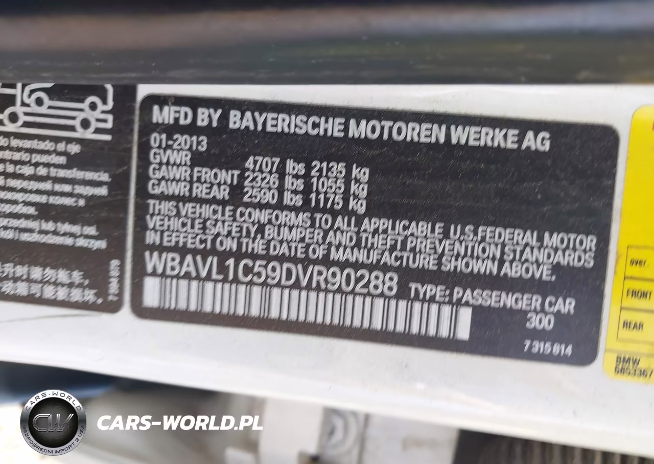 2013 BMW X1 xDrive28I VIN:WBAVL1C59DVR90288 - 9