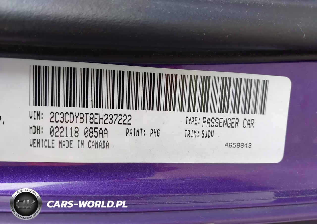2014 Dodge Challenger Shaker Pkg VIN:2C3CDYBT8EH237222 - 9