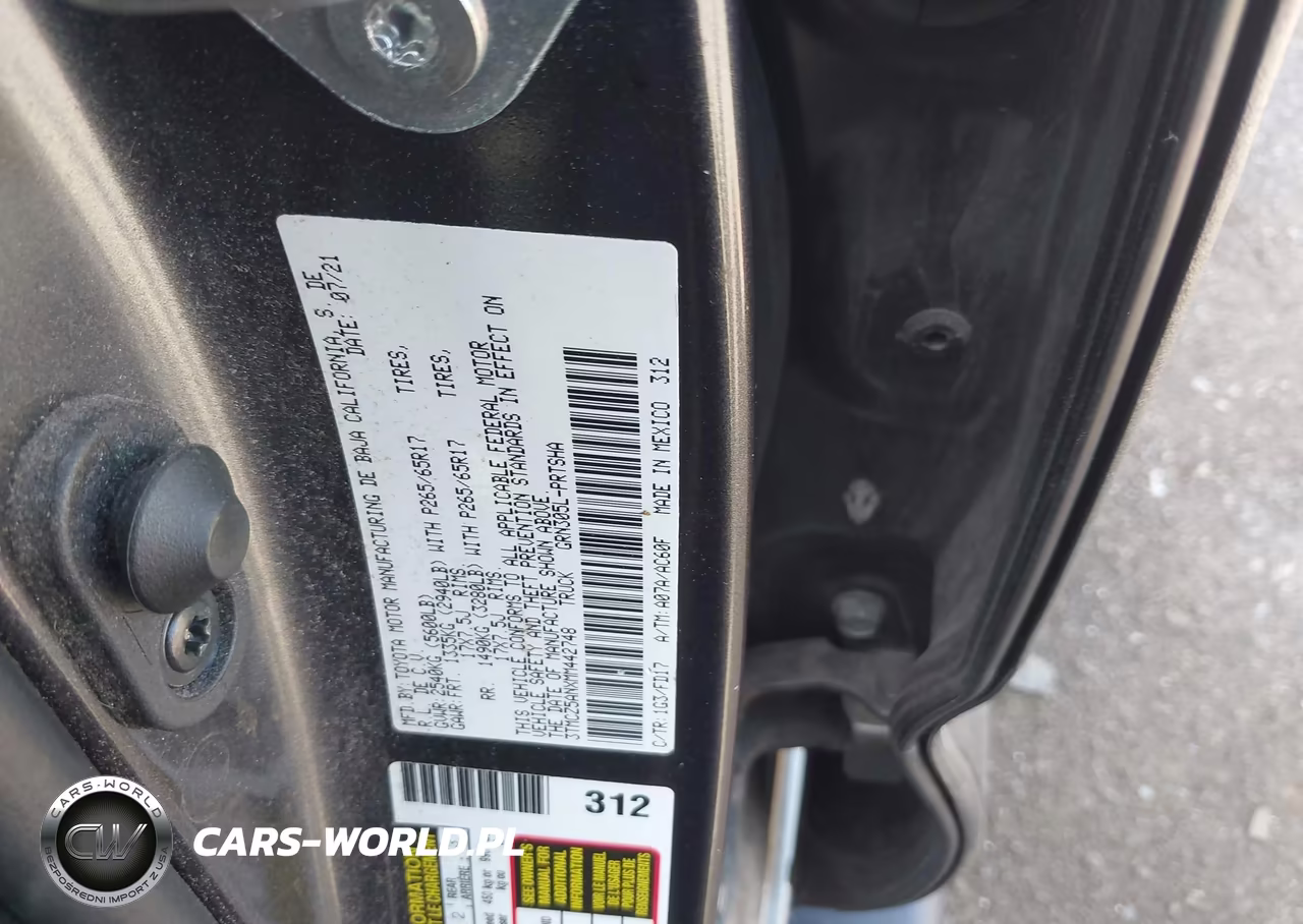 2021 Toyota Tacoma Trd Sport VIN:3TMCZ5ANXMM442748 - 9