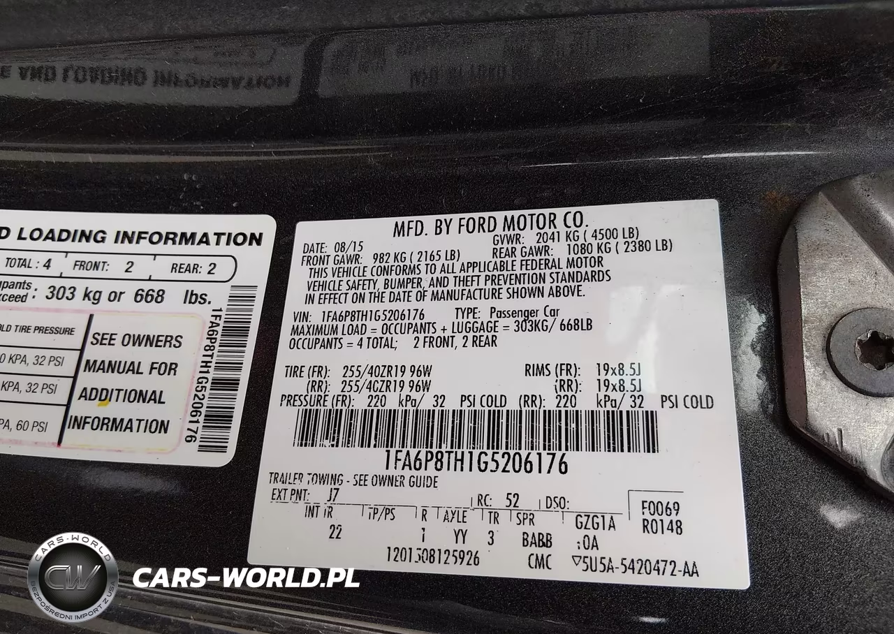 2016 Ford Mustang Ecoboost VIN:1FA6P8TH1G5206176 - 9