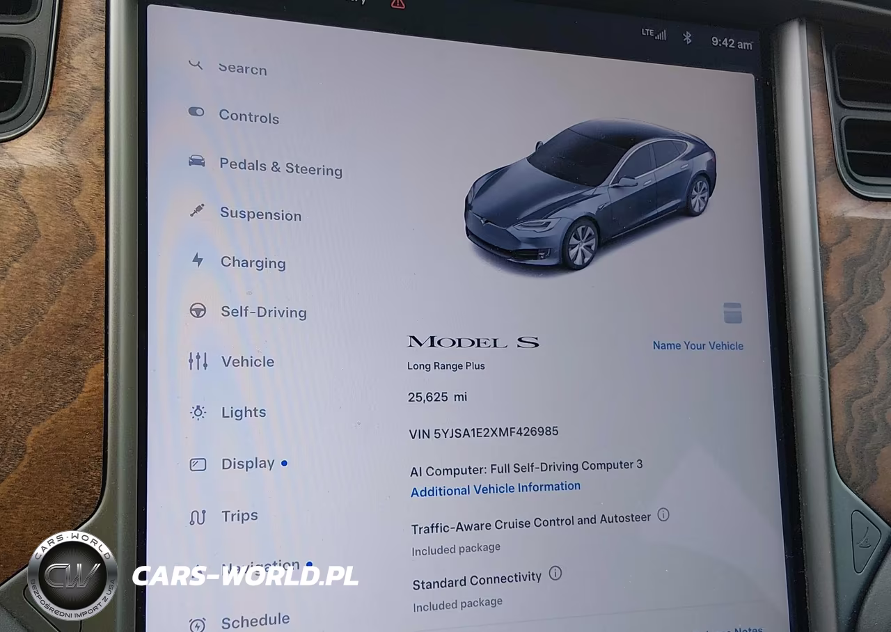 2021 Tesla Model S Long Range Dual Motor All-Wheel Drive-Long Range Plus Dual Motor All-Wheel Drive VIN:5YJSA1E2XMF426985 - 7