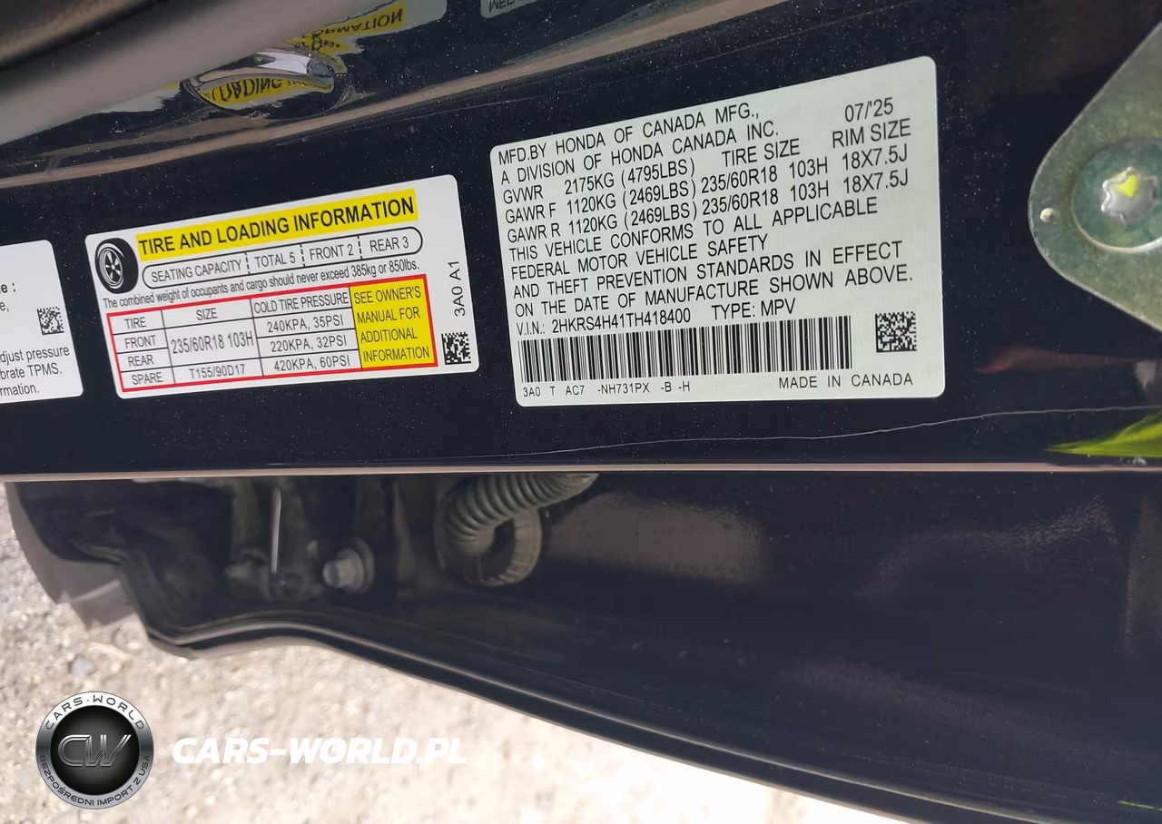 2026 Honda Cr-V Ex Awd VIN:2HKRS4H41TH418400 - 9