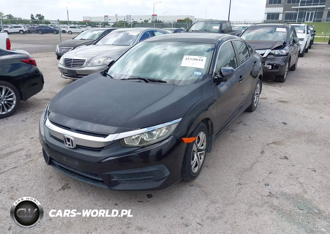 2016 Honda Civic Lx VIN:19XFC2F54GE066696 - 2