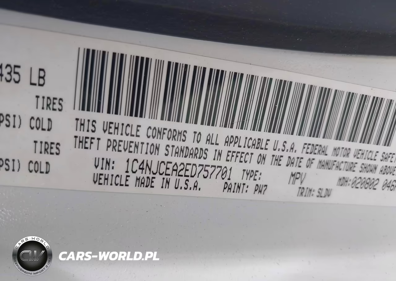 2014 Jeep Compass High Altitude VIN:1C4NJCEA2ED757701 - 9