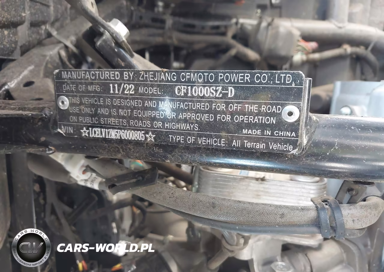 2023 Cf Moto Zforce 950 Ho Ex VIN:LCELV1ZM5P6000805 - 10