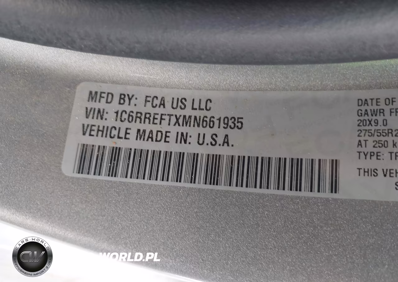 2021 Ram 1500 Big Horn 4X2 5'7 Box VIN:1C6RREFTXMN661935 - 9