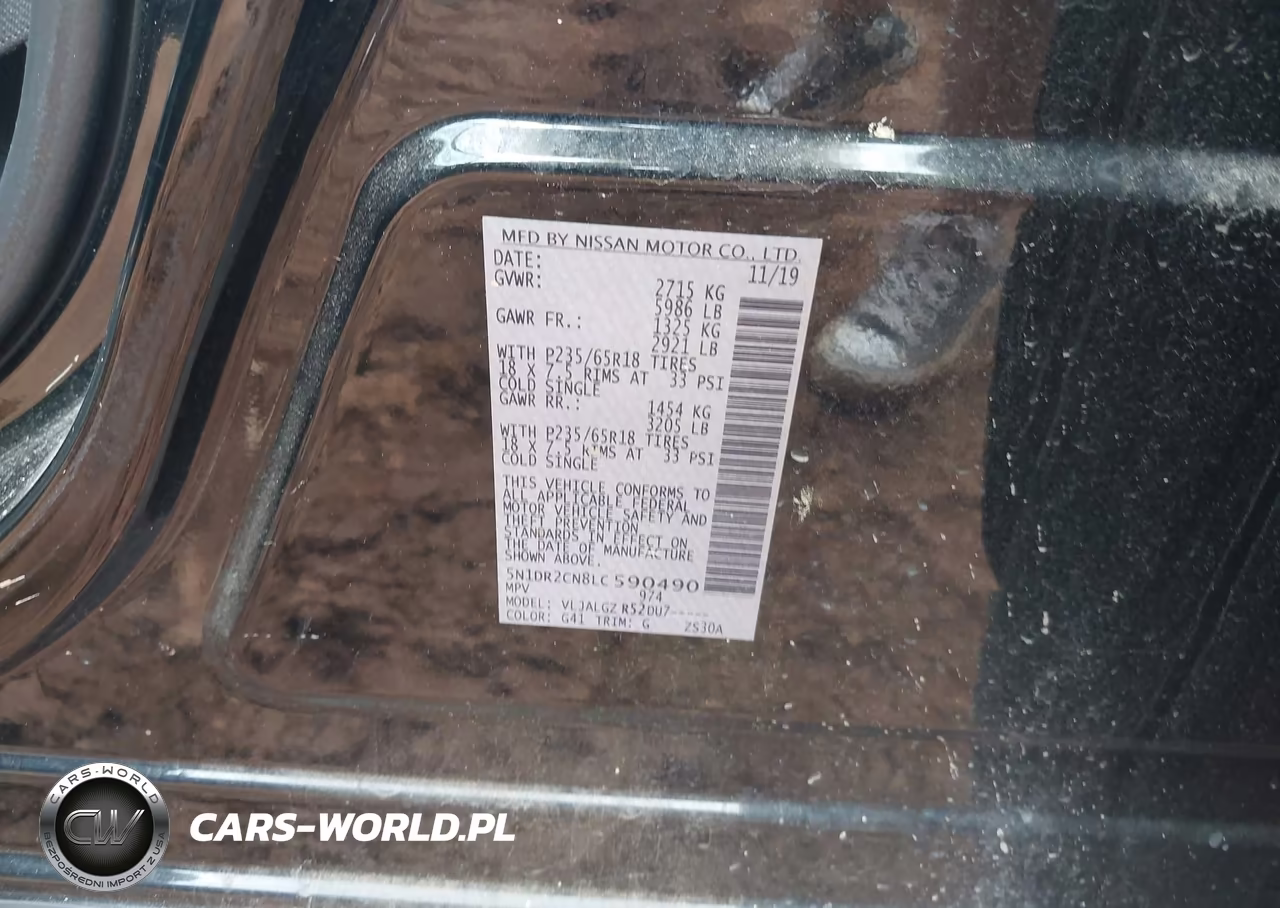 2020 Nissan Pathfinder Sl 2Wd VIN:5N1DR2CN8LC590490 - 9