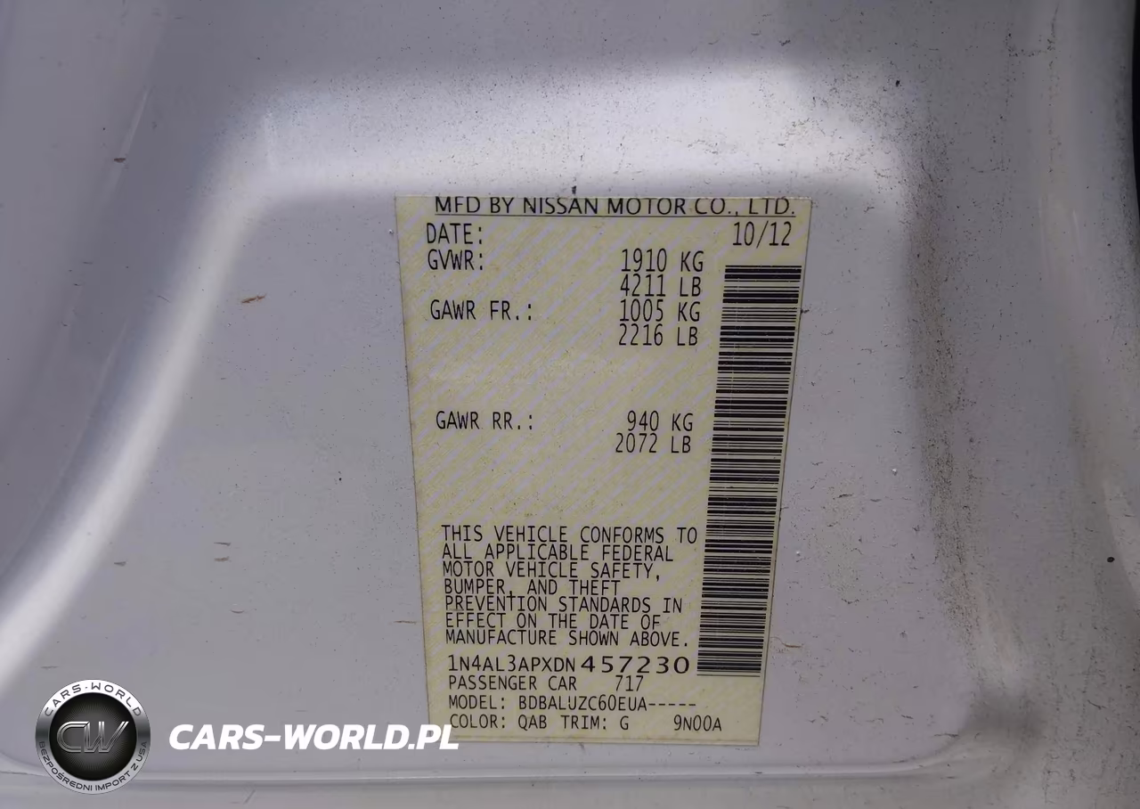 2013 Nissan Altima 2.5 Sv VIN:1N4AL3APXDN457230 - 9